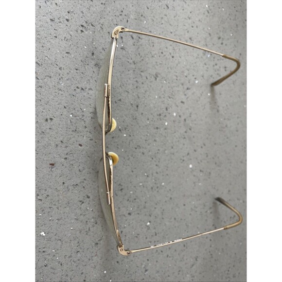 Marchon Autoflex w Flexon Eyeglasses Frames ONLY 40 Gold Full Rim 58-15-150 - Picture 3 of 16